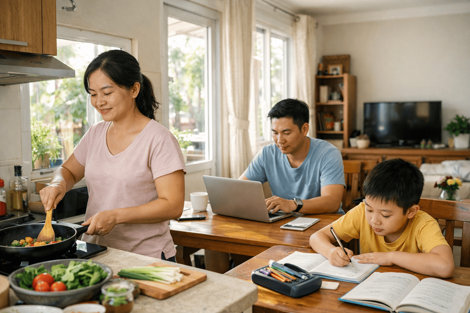 Thi công thiết kế nhà ở phải theo thói quen sinh hoạt